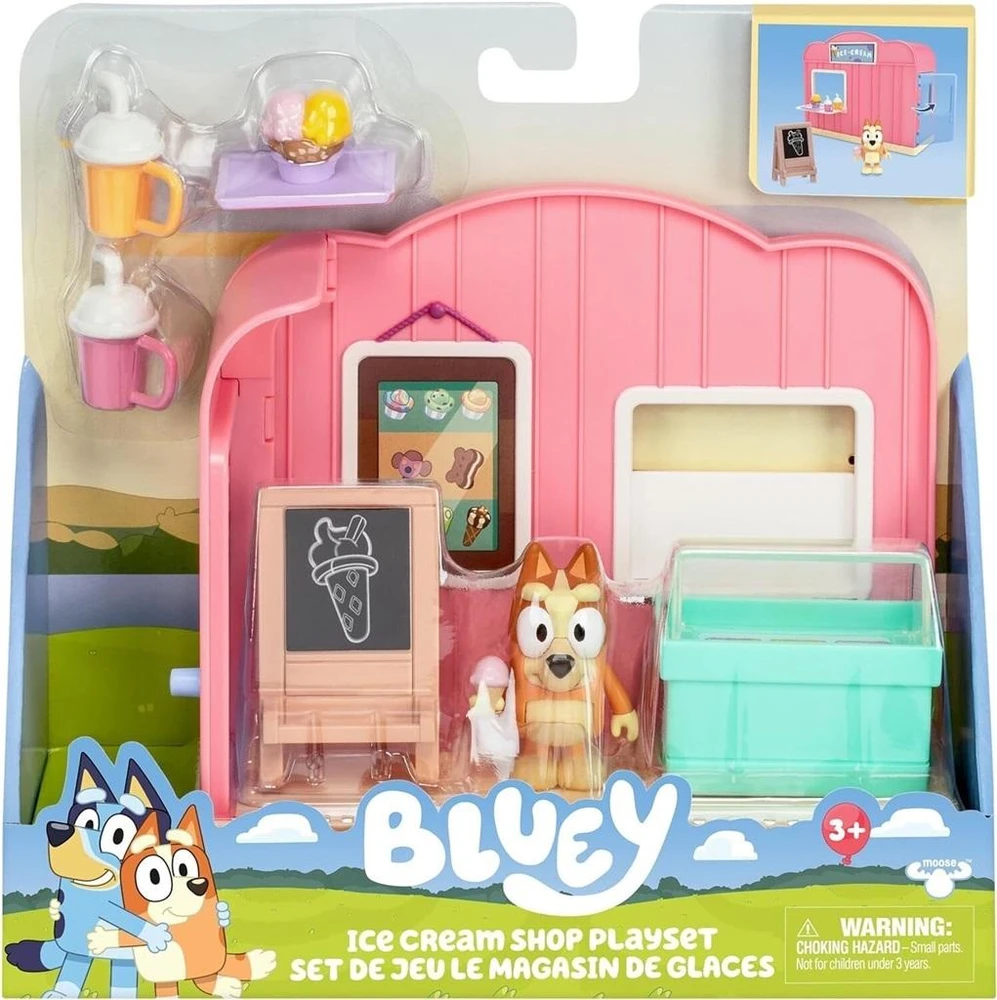 „Bluey“ – mini žaidimų rinkinys su ledų parduotuve (90243)