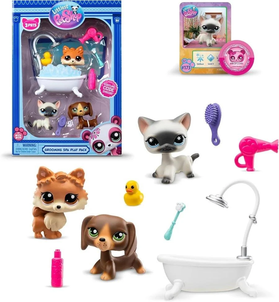 TM Toys LITTLEST PET SHOP Rinkinys „Gyvūnėlių SPA“