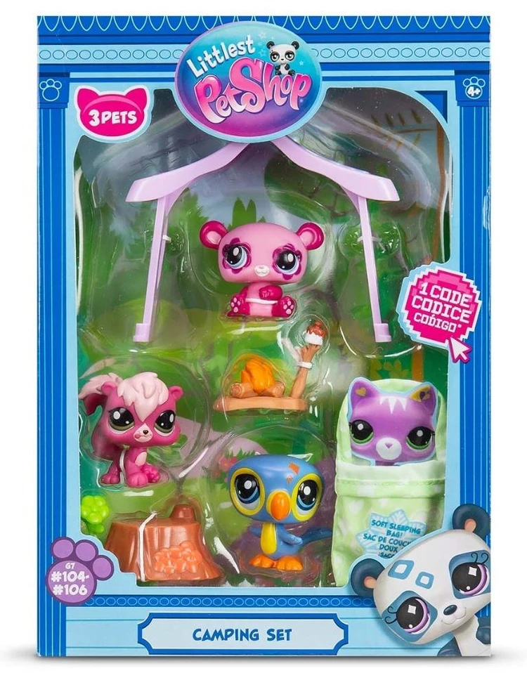 TM Toys Figūrėlių rinkinys Littlest Pet Shop stovyklavimui