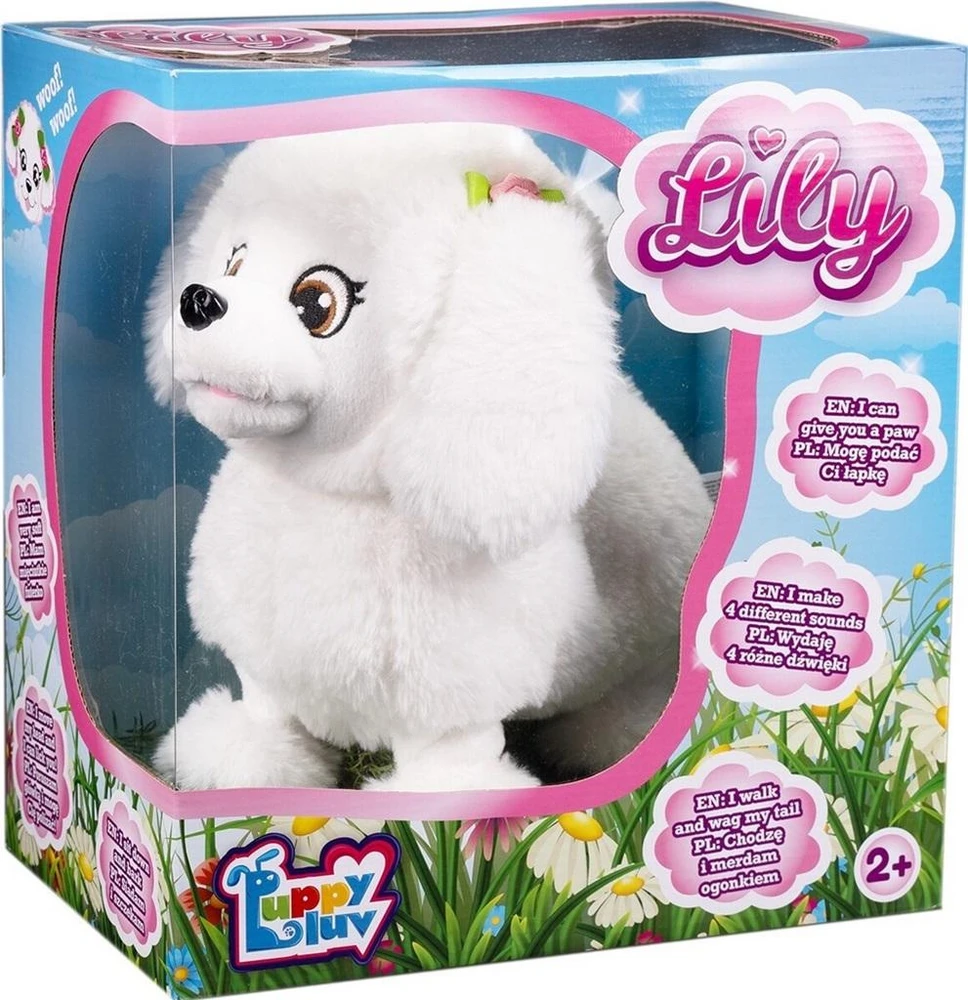 TM Toys Interaktyvus pudelis šuniukas Lily Puppy Luv