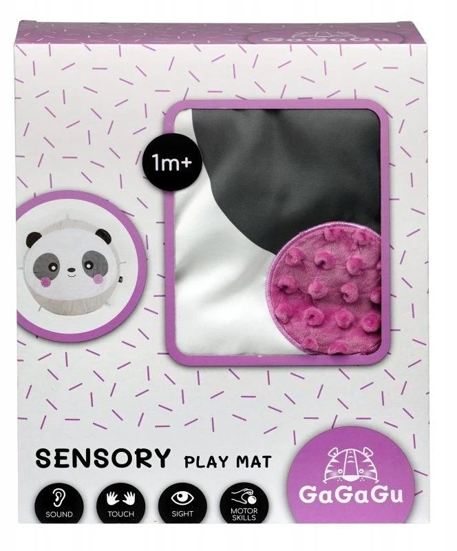 TM Toys Lavinimo kilimėlis panda GaGaGu 90 cm su tekstūromis