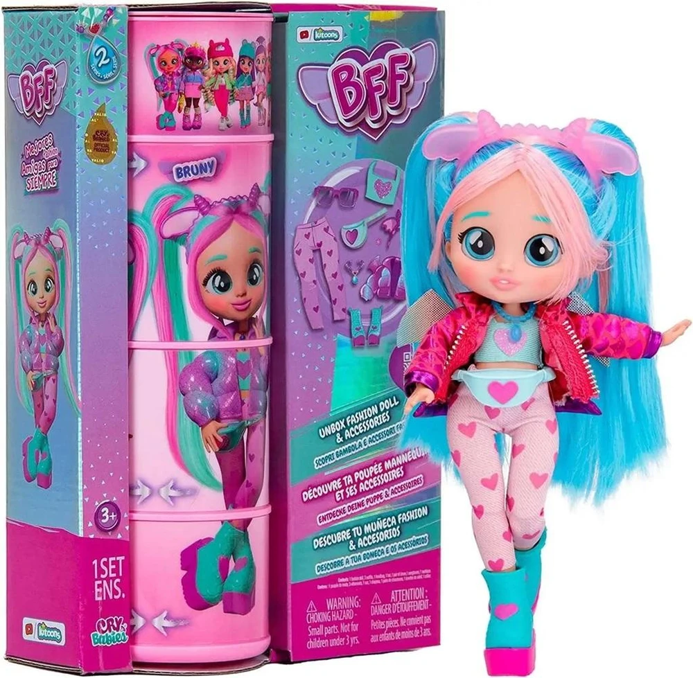 Lėlė su priedais Tm Toys Cry Babies BFF Bruny