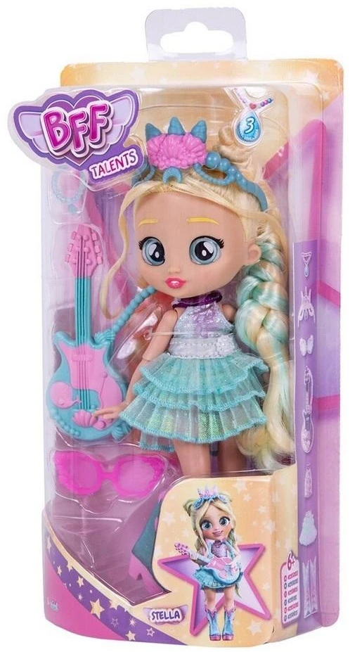 Lėlė su priedais Tm Toys Cry Babies BFF – Gitaristė Stella