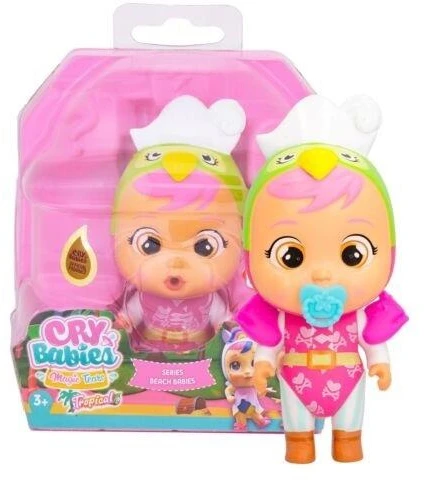 TM Toys Lėlė Cry Babies Magic Tears Beach Babies Lora su maudymosi kostiumėliu