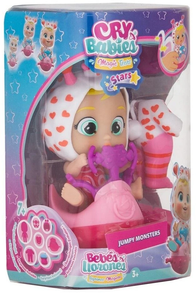 TM Toys TM Žaislai Lėlė Cry Babies Magic Tears Jumpy Monsters Momo