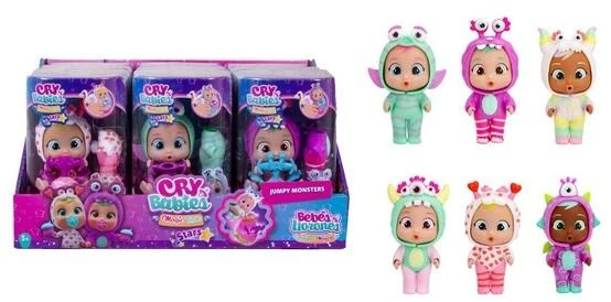 TM Toys Lėlė Cry Babies Magic Tears Jumpy Monsters įvairūs modeliai