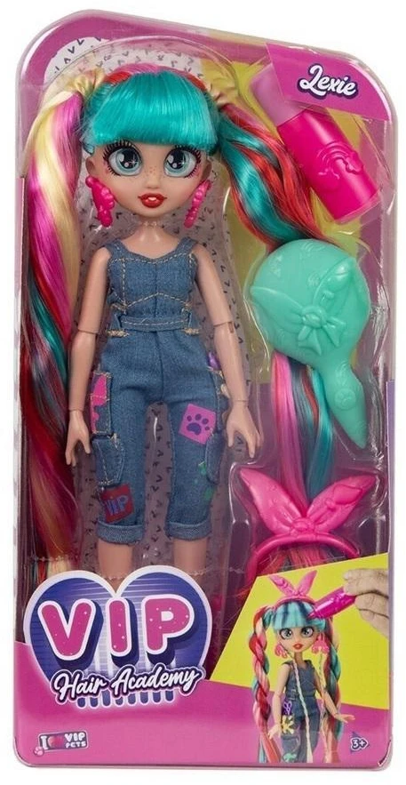 TM Toys Lėlė VIP Pets Hair Academy Lexie su ilgais plaukais