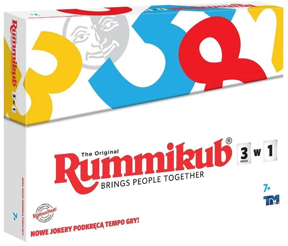TM Toys Stalo žaidimas Rummikub twist 3in1 šeimai