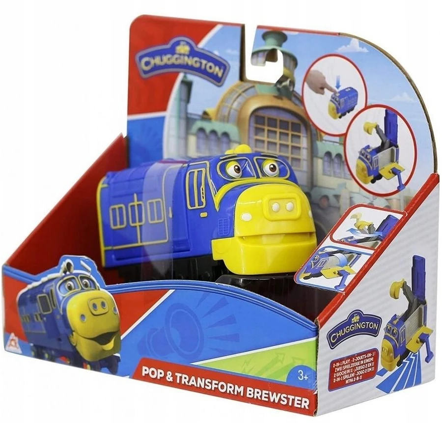 TM Toys CHUGGINGTON transformuojamas traukinys Pop & Transform Brewster, EU890102