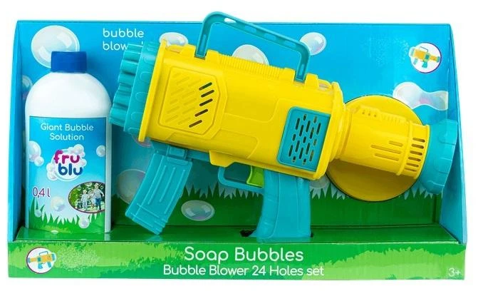 TM Toys Muilo burbulų pistoletas ir burbulų skystis Fru Blu, 04550