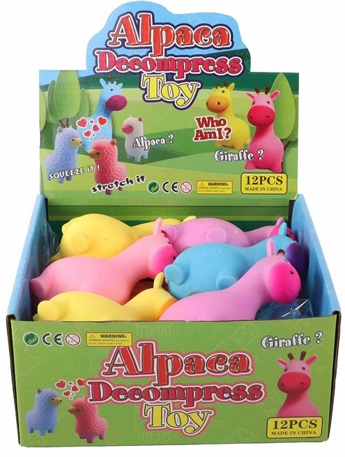 ToiToys Squeeze me antistresinis žaislas žirafa 10,5 cm
