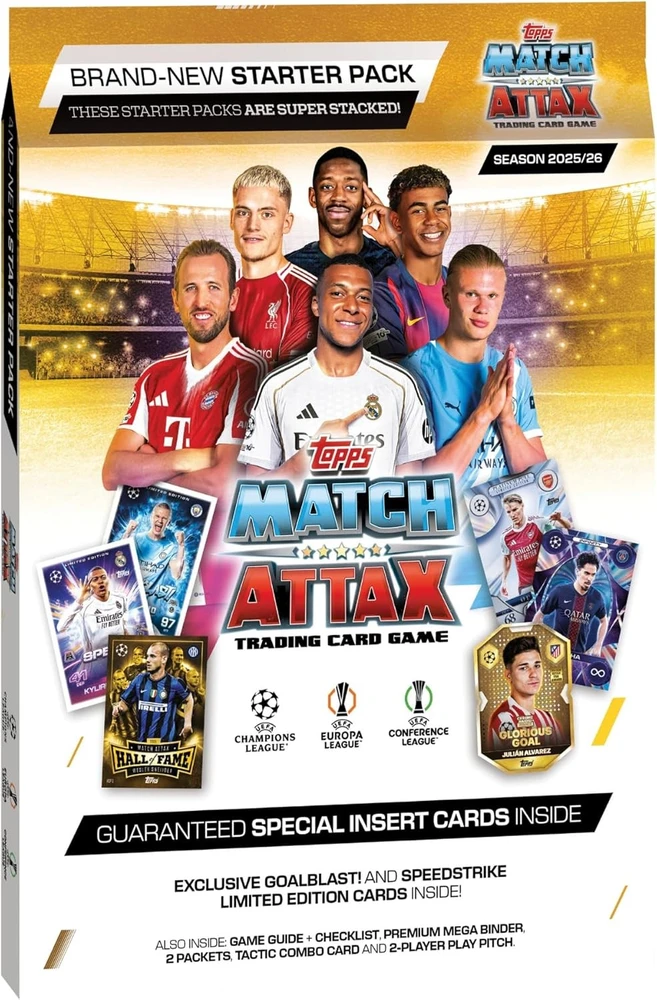 Collectible kortelės Topps Match Attax 2025/26 Starter