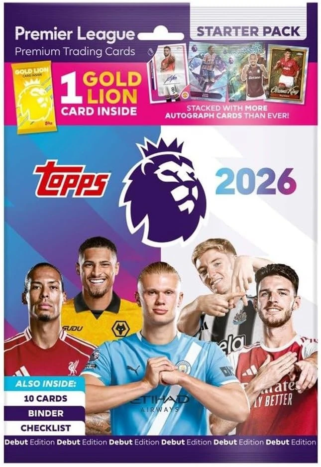 Starter TOPPS „Premier“ lygos pradinis paketas PL25-SP1012