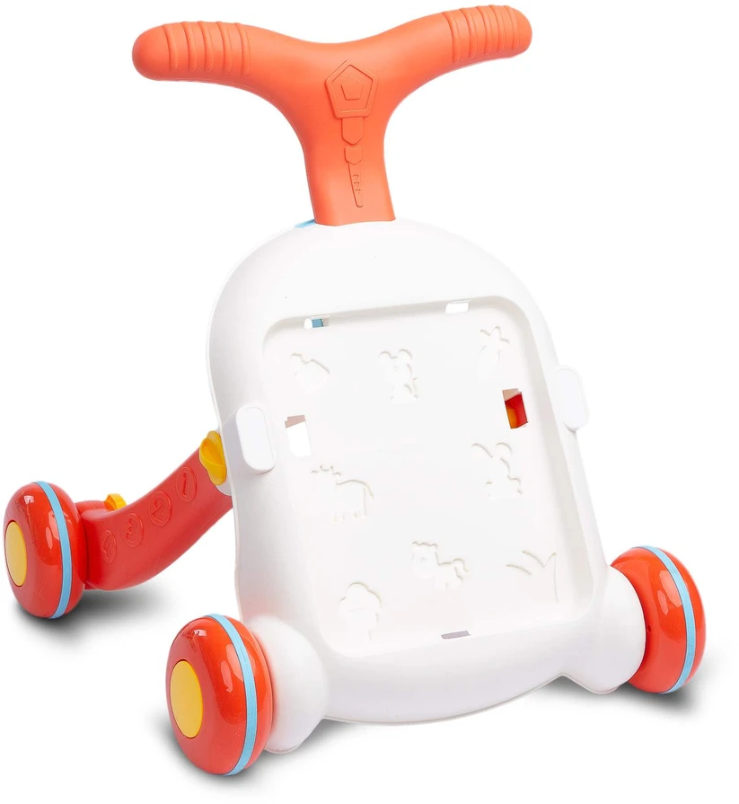 Toyz Spark oranžinė 2in1 mokomoji vaikštynė