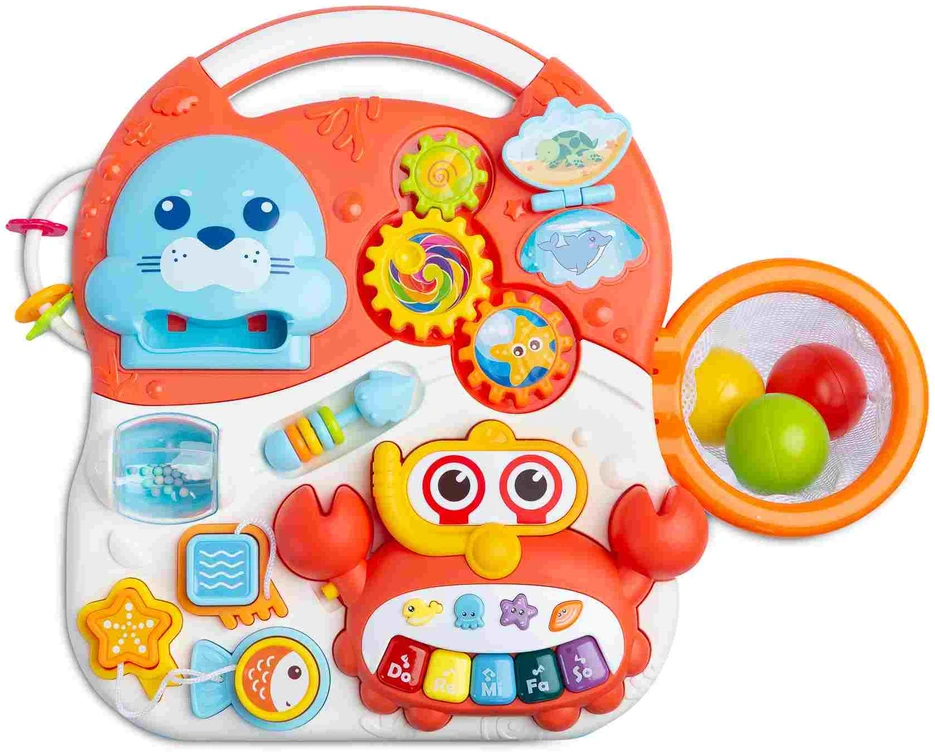 Toyz Spark oranžinė 2in1 mokomoji vaikštynė
