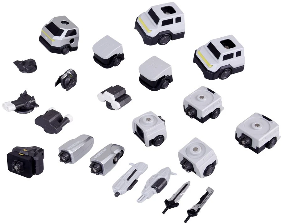 Jokomisiada Magnetinis transformerinis robotas žaislas – didelė veiksmo figūrėlė – priedai ZA6009
