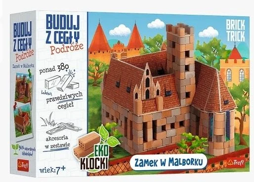 Trefl Rankdarbių rinkinys Brick Trick kelionė Malborko pilis XXL