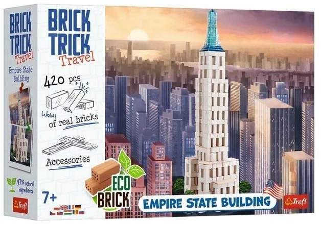 Trefl Rankdarbių rinkinys Empire State Building modelis Brick Trick Travel