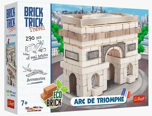 Trefl Rankdarbių rinkinys Triumfo arka Brick Trick Travel