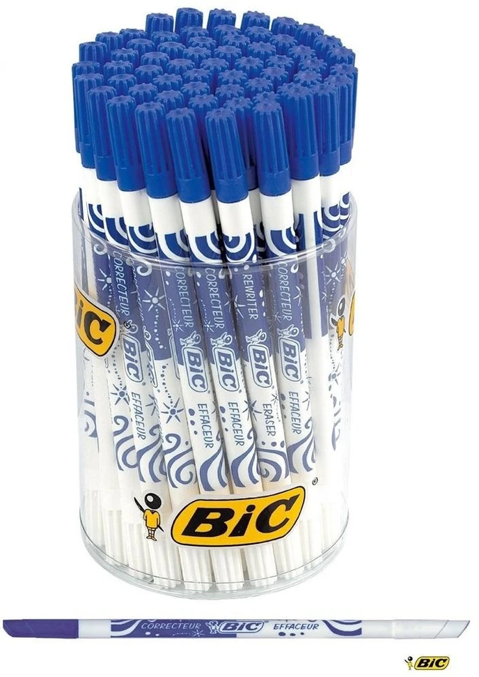 Bic Rašiklis su trinikliu Ink Eater Tubo mėlynas, pakuotėje 60 vnt. 784311