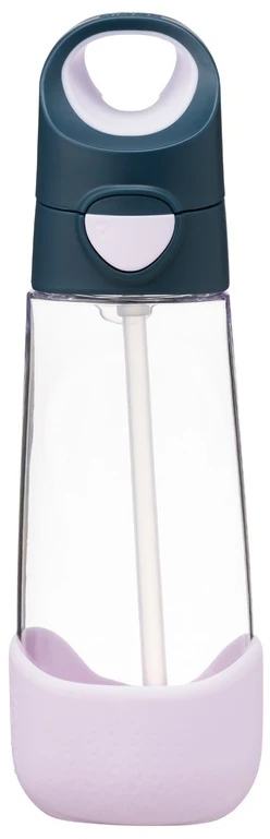 Tritan buteliukas su šiaudeliais b.box 600 ml indigo rožinė