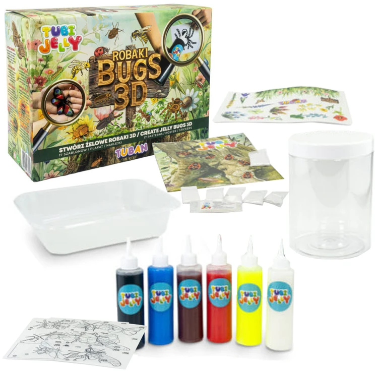Zestaw Tuban Tubi Jelly rinkinys - Vabzdžiai