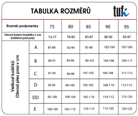TUFI žindymo liemenėlė, dydis 75A