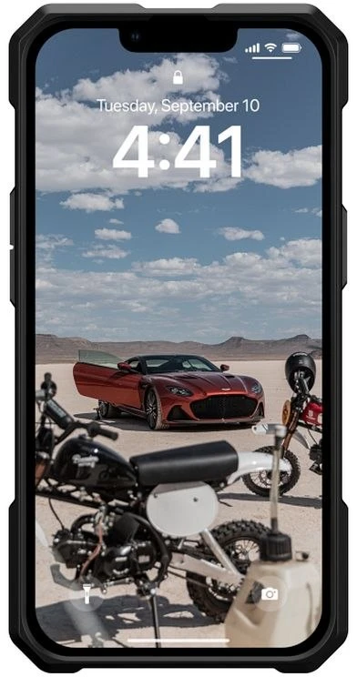 UAG Urban Armor Gear dėklas MONARCH, suderinamas su „MagSafe“, skirtas IPHONE 14 Plus, juodas