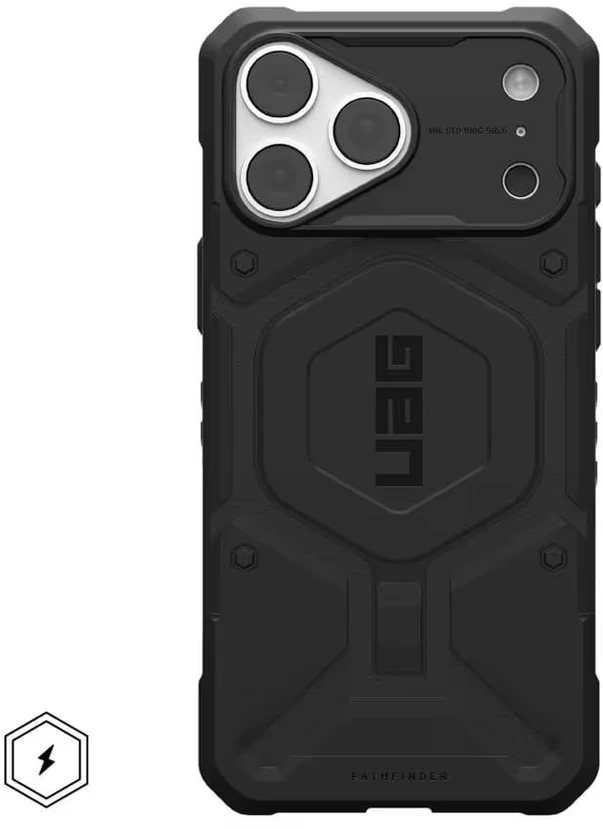 UAG Urban Armor Gear dėklas Pathfinder, suderinamas su MagSafe, skirtas IPHONE 18 Pro Max/17 Pro Max, juodas