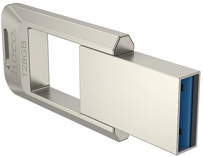 HOCO atmintukas USB A + USB C UD16 128GB USB3.0