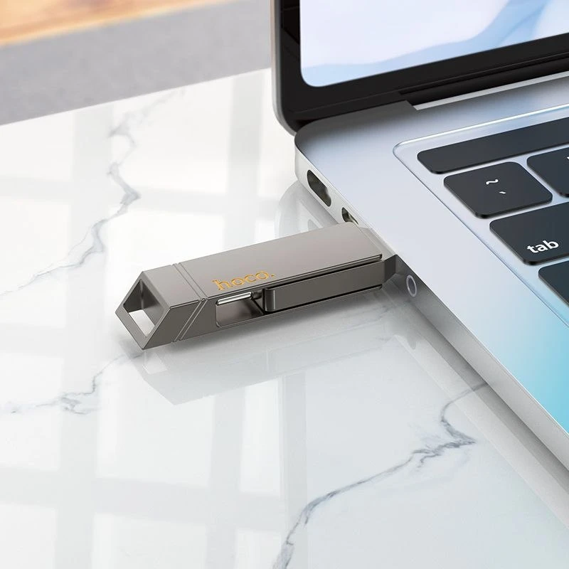 HOCO atmintukas USB A + USB C UD15 128GB USB3.2
