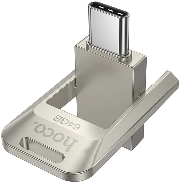 HOCO atmintis USB A + USB C UD17 64GB USB3.0