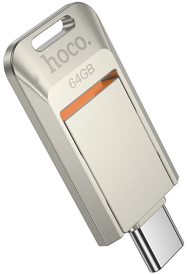 HOCO atmintis USB A + USB C UD17 64GB USB3.0