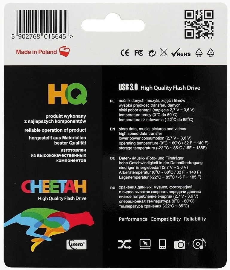 IMRO laikiklis CHEETAH 128GB USB3.0
