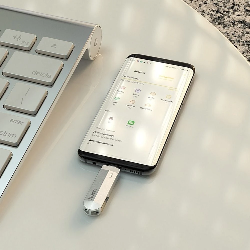 Atmintinė Hoco UD10 USB 3.0 + Type-C 128GB