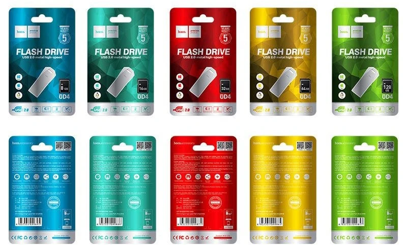 Pendrive 64GB USB 3.0 (USB A) Hoco UD5 pilka