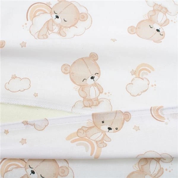 Užvalkalas pagalvėlės vežimėliui New Baby BASIC smėlio spalvos 30x37 cm