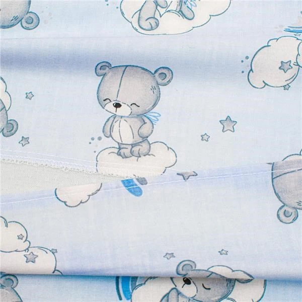 Užvalkalas pagalvėlės vežimėliui New Baby BASIC 30x37 cm mėlynas