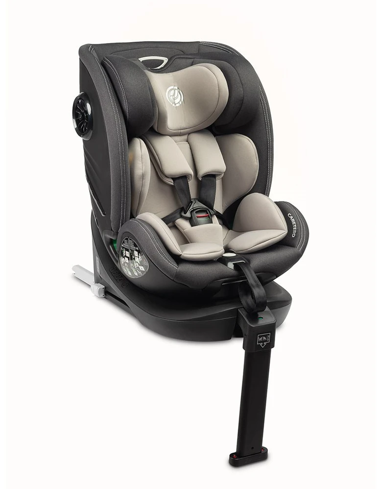 Caretero Automobilinė kėdutė FORTIS I-SIZE, 40-150cm, Pilkas