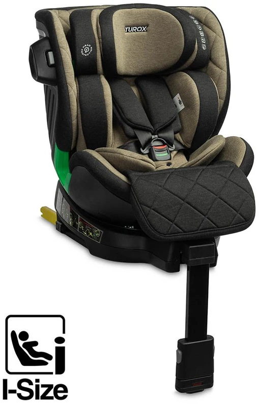 Vaikiška automobilinė kėdutė CARETERO TUROX I-SIZE khaki