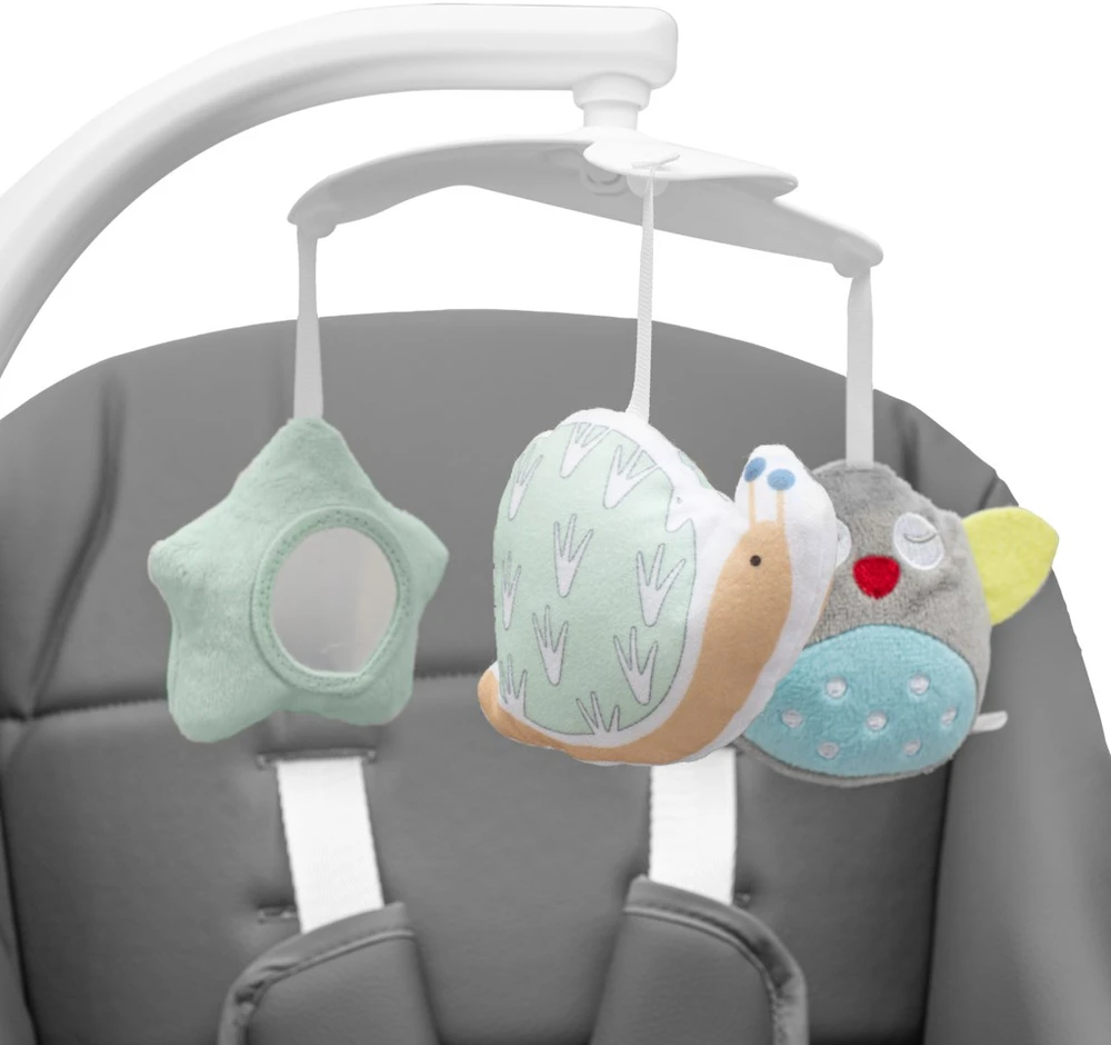 Vaikiška kėdutė 2in1 SMART New Baby pilka