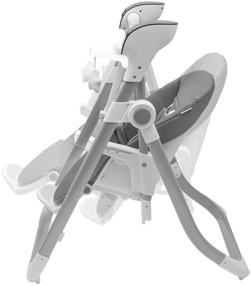 Vaikiška kėdutė 2in1 SMART New Baby pilka