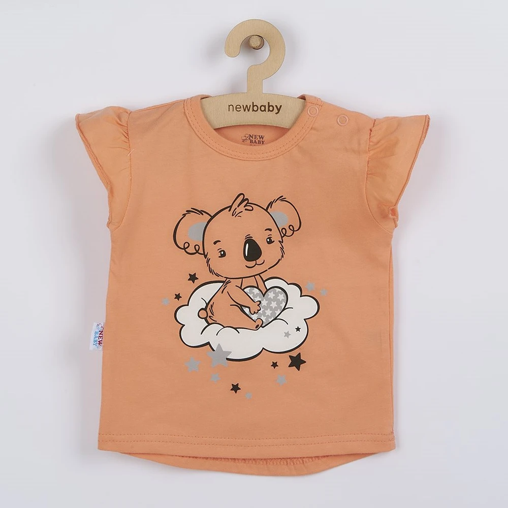 Vaikiška vasarinė pižama New Baby Dream Dream lašišos spalvos, dydis 62 (3-6 mėn.)