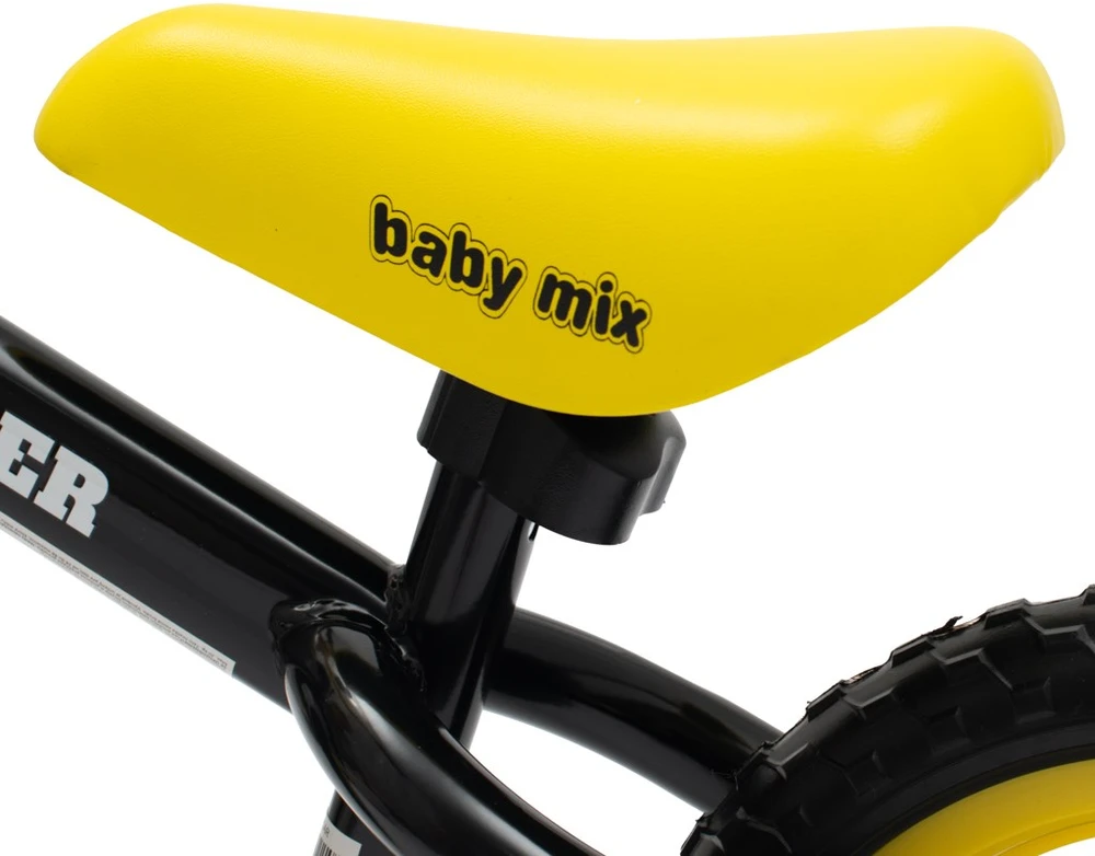 Vaikiškas balansinis dviratis Baby Mix Traveller juodas
