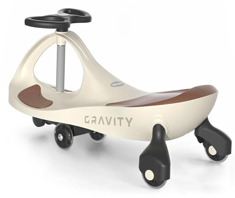 Milly Mally Jeździk „Gravity Ride-On“ smėlio-rudos spalvos