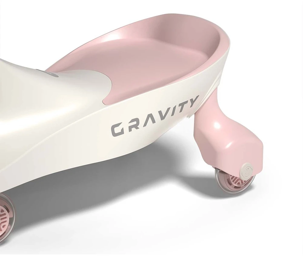Milly Mally Jeździk „Gravity Ride-on“ kreminės-rožinės spalvos vežimėlis