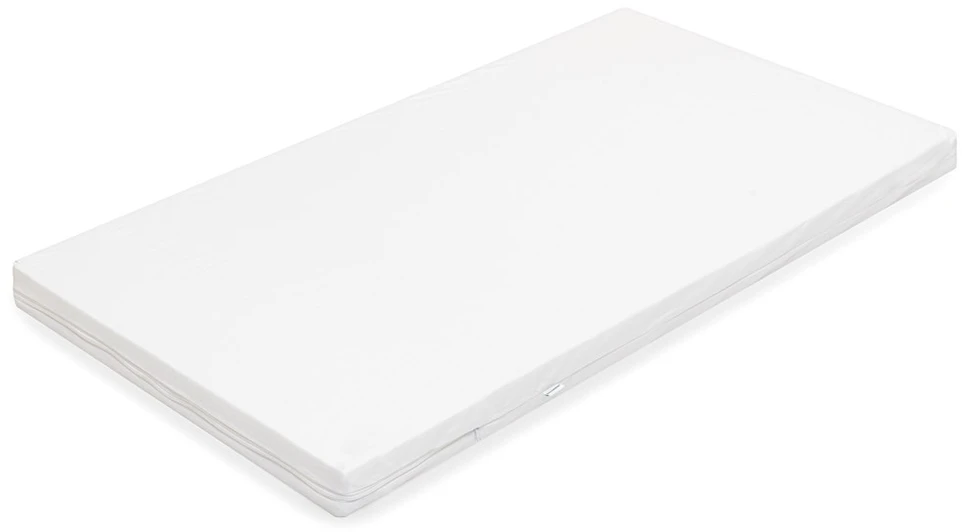 Vaikiškas čiužinys New Baby BASIC 120x60x5 cm baltas, iš kokoso pluošto ir putų poliuretano