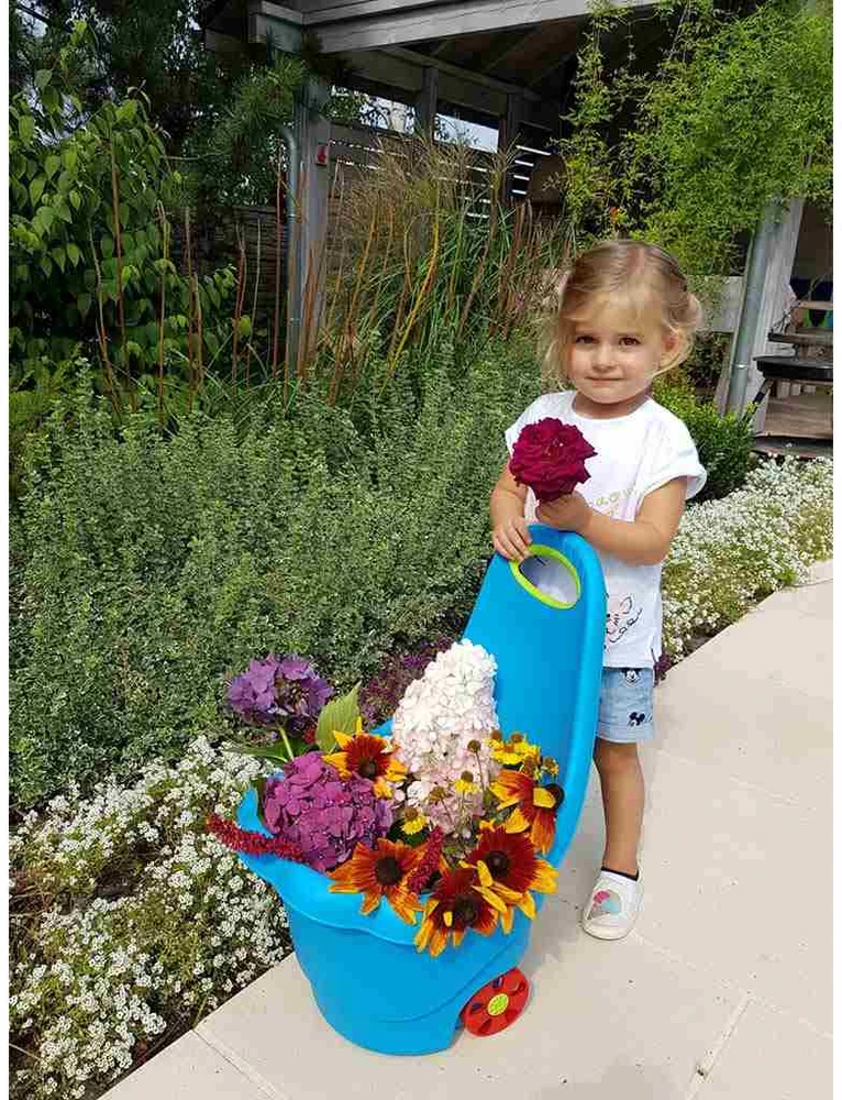Vaikiškas daugiafunkcis vežimėlis BAYO Daisy, 60 cm, rožinis