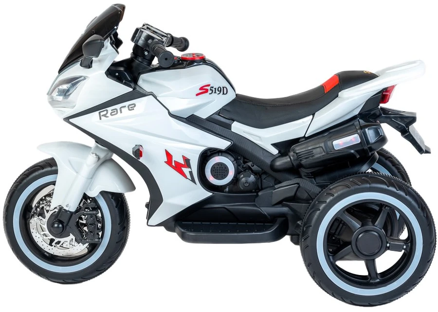Vaikiškas elektrinis motociklas Baby Mix Rare baltas