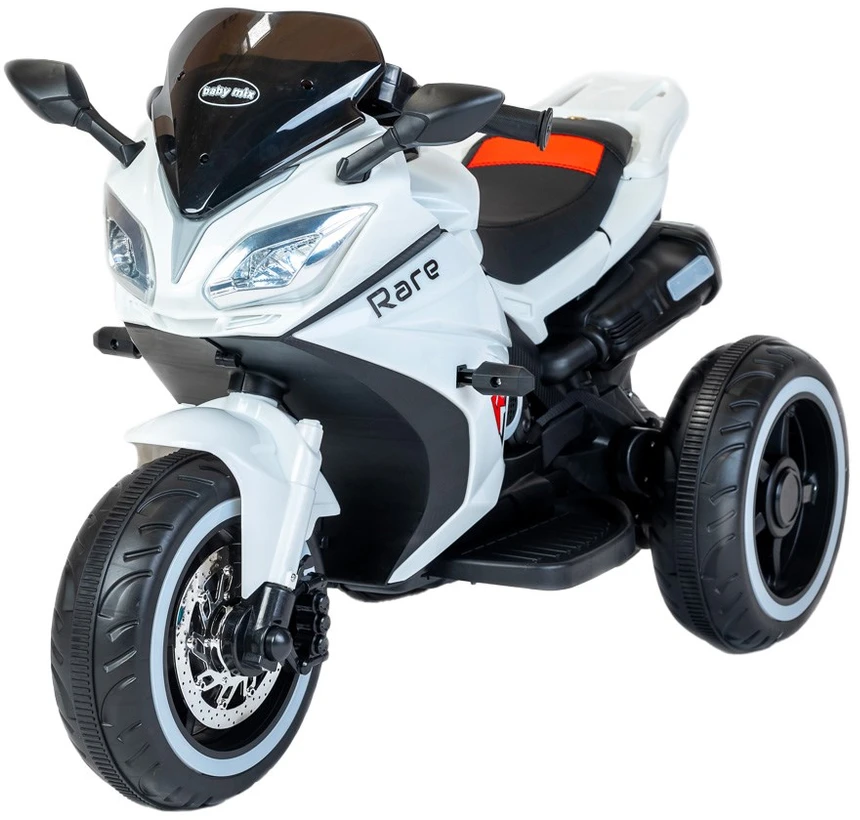 Vaikiškas elektrinis motociklas Baby Mix Rare baltas